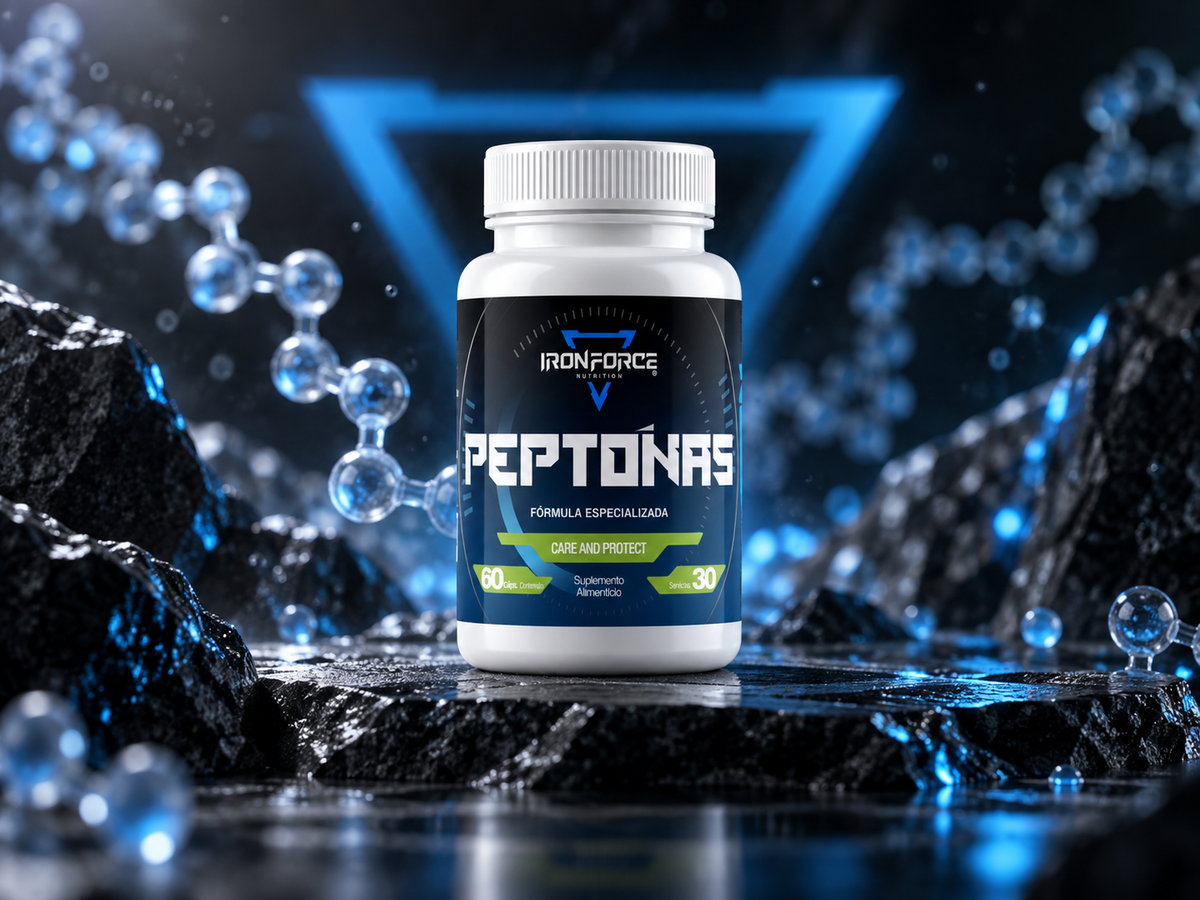 PEPTONAS | 60 CÁPSULAS | IRONFORCE NUTRITION
