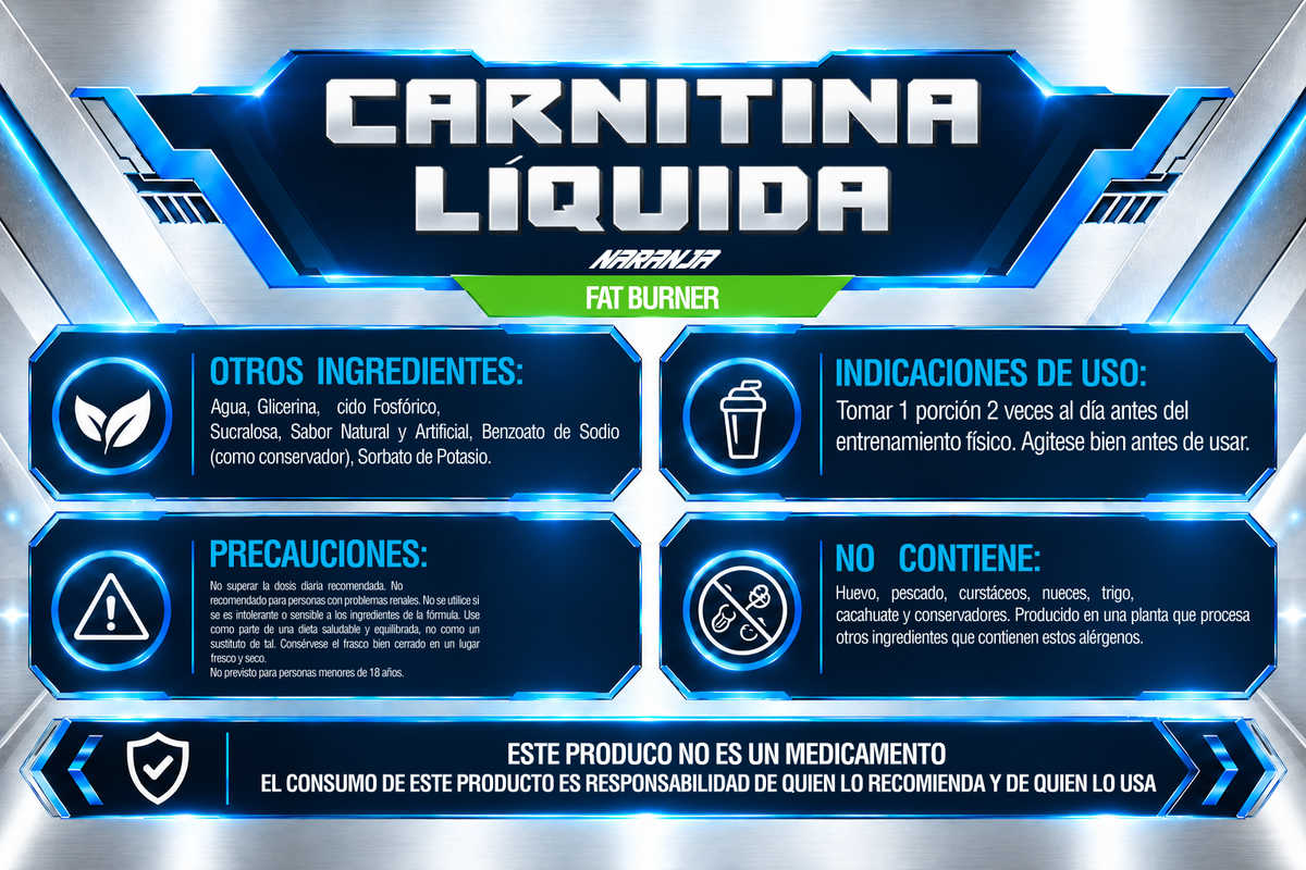 CARNITINA LÍQUIDA 1 L