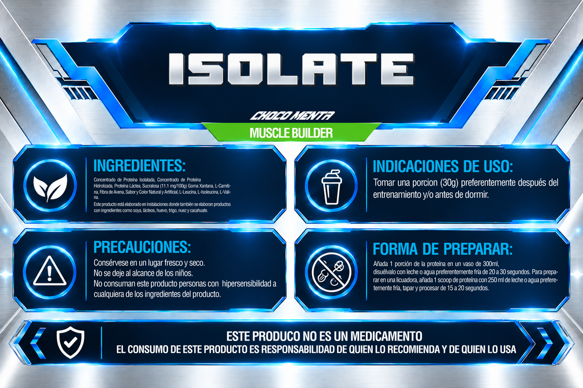 PROTEÍNA AISLADA 5 Kg