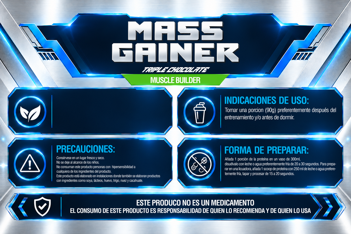 IRON MASS 5.4 kg (Ganador de peso)