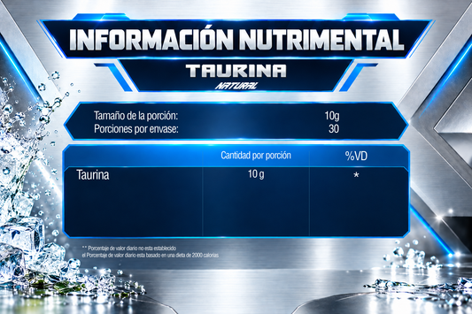 TAURINA 300 g | 30 SERVICIOS | IRONFORCE NUTRITION