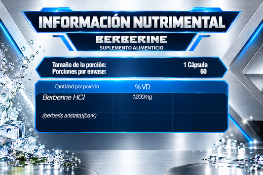 BERBERINA | 60 CÁPSULAS | IRONFORCE NUTRITION