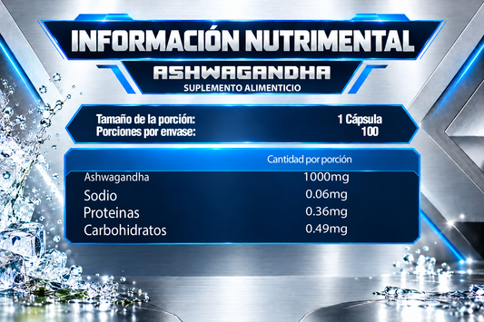 ASHWAGANDHA | 100 CÁPSULAS | IRONFORCE NUTRITION