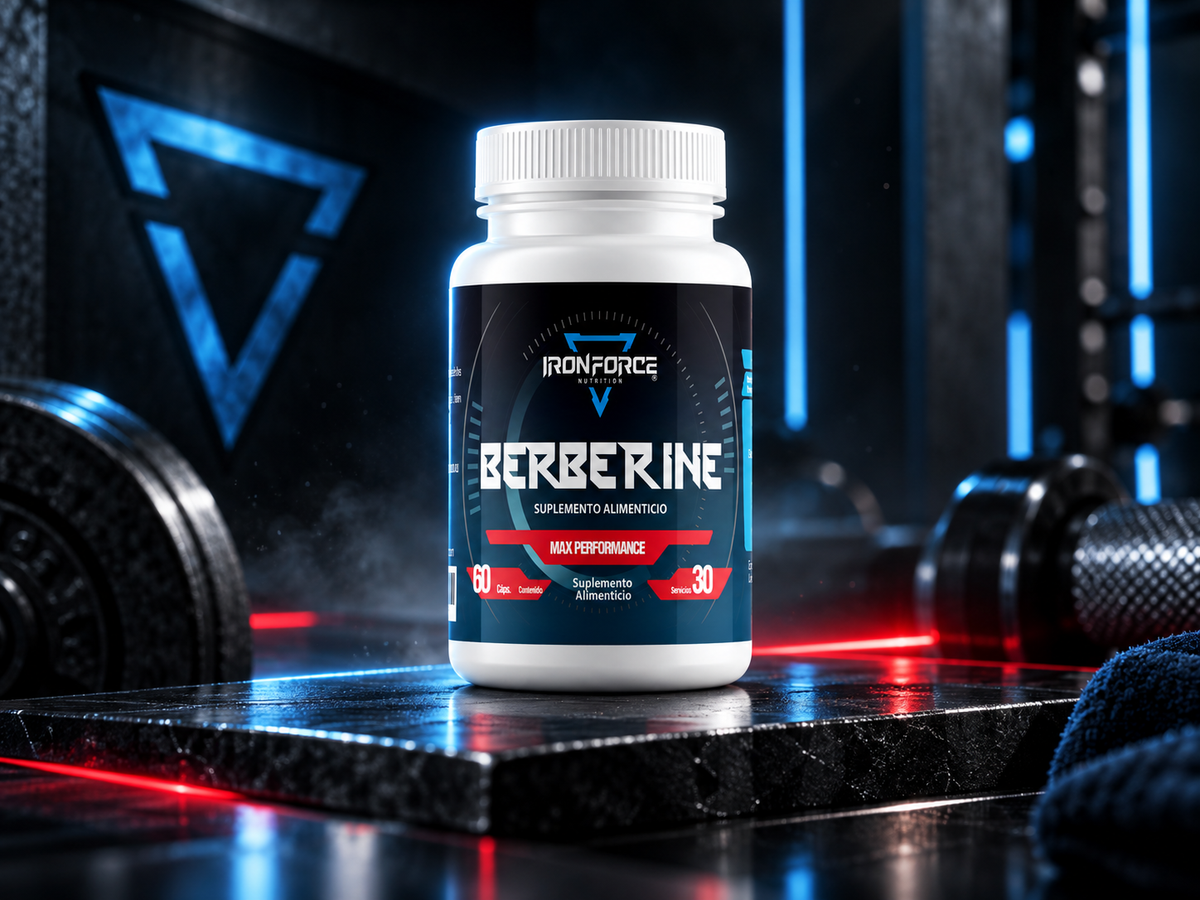 BERBERINA | 60 CÁPSULAS | IRONFORCE NUTRITION