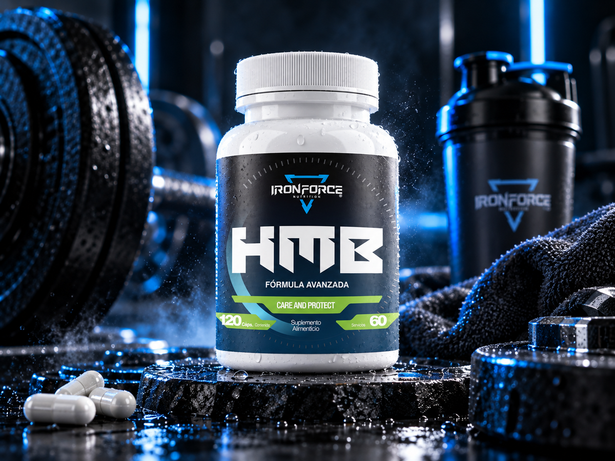 HMB | 60 CÁPSULAS | IRONFORCE NUTRITION