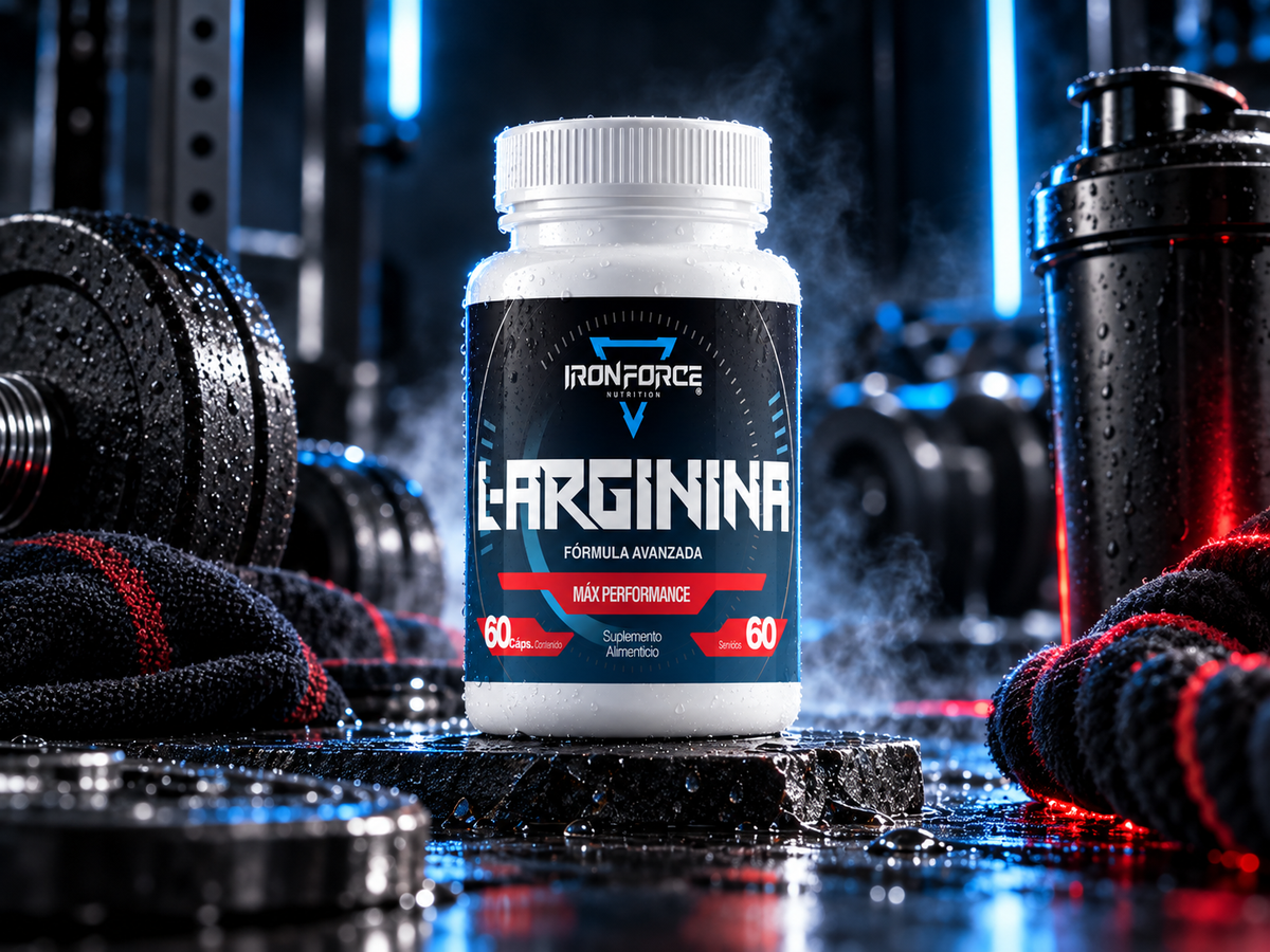 L-ARGININA | 60 CÁPSULAS | IRONFORCE NUTRITION