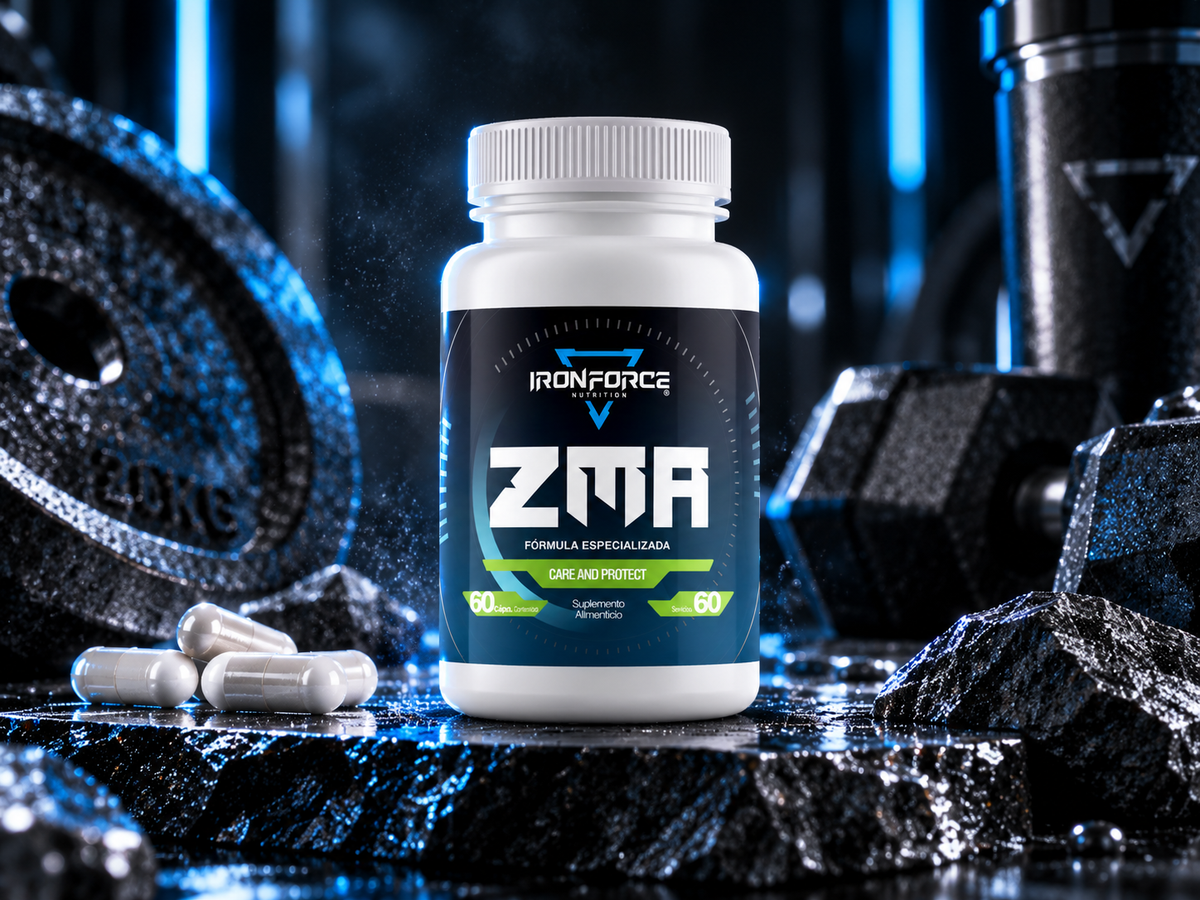 ZMA | 60 CÁPSULAS | IRONFORCE NUTRITION