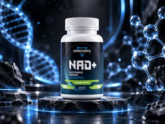 NAD+ | NICOTINAMIDE RIBOSIDE + RESVERATROL | 90 CÁPSULAS | IRONFORCE NUTRITION