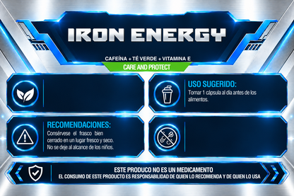 IRON ENERGY | 60 CÁPSULAS | IRONFORCE NUTRITION