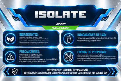 PROTEÍNA AISLADA 3 Kg