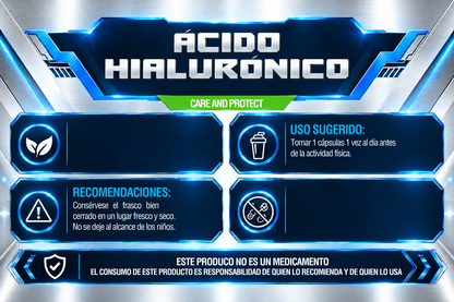 ÁCIDO HIALURÓNICO | 60 CÁPSULAS | IRONFORCE NUTRITION