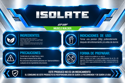 PROTEÍNA AISLADA 1 Kg
