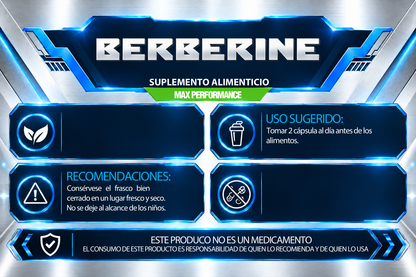 BERBERINA | 60 CÁPSULAS | IRONFORCE NUTRITION