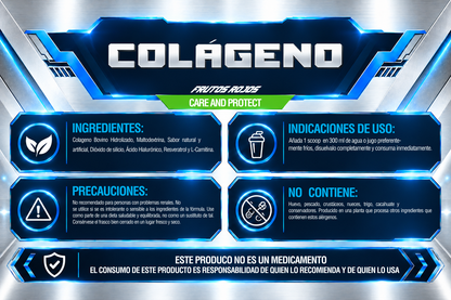 COLÁGENO HIDROLIZADO + ÁCIDO HIALURÓNICO 750 g | 75 SERV | IRONFORCE NUTRITION