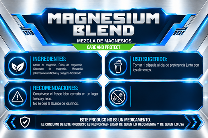 MAGNESIUM BLEND | 100 CÁPSULAS | IRONFORCE NUTRITION