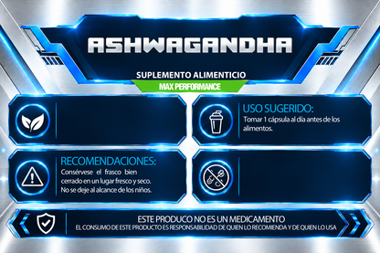 ASHWAGANDHA | 100 CÁPSULAS | IRONFORCE NUTRITION