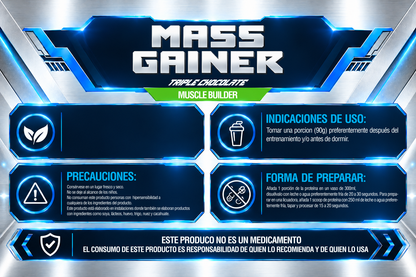 IRON MASS 5.4 kg (Ganador de peso)