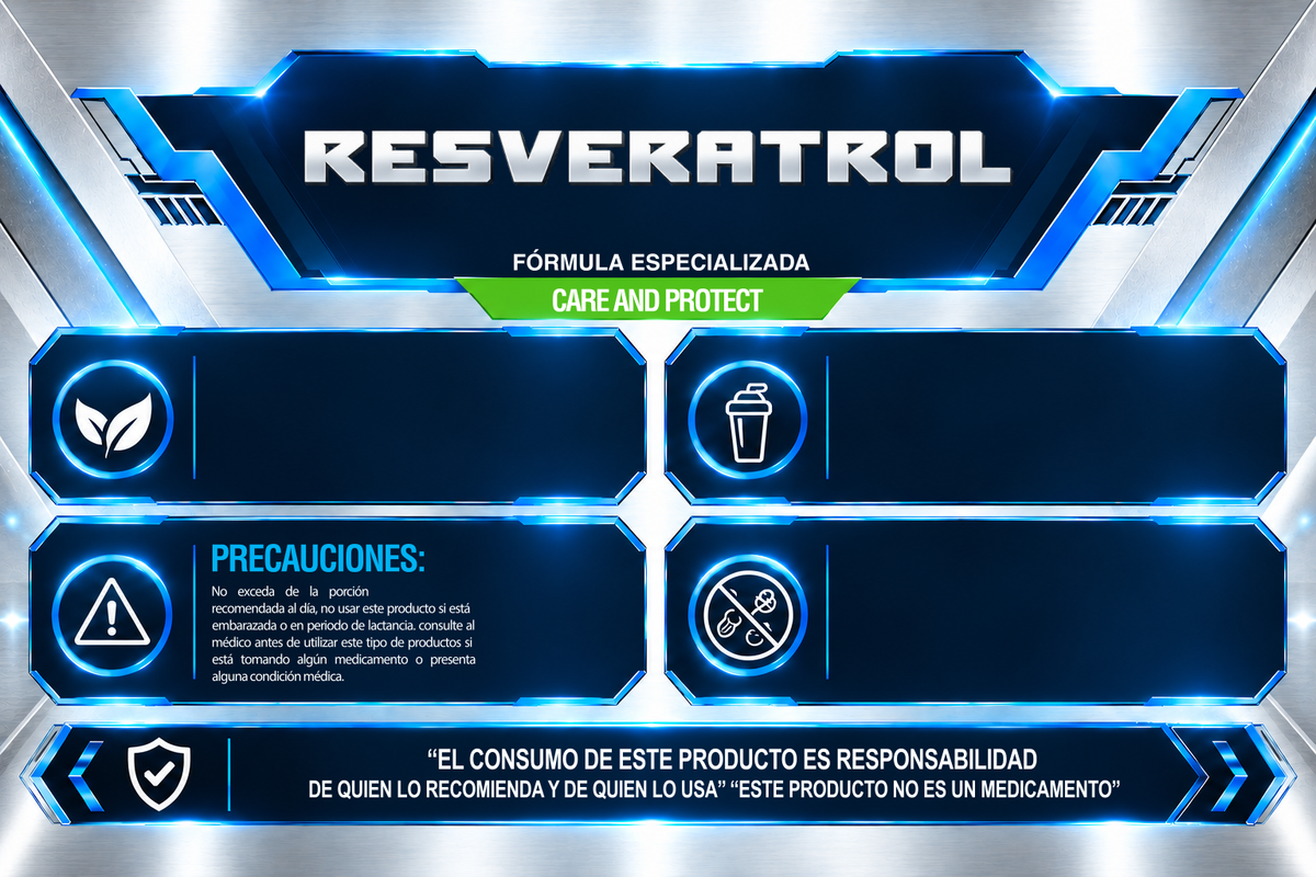 RESVERATROL | 60 CÁPSULAS | IRONFORCE NUTRITION