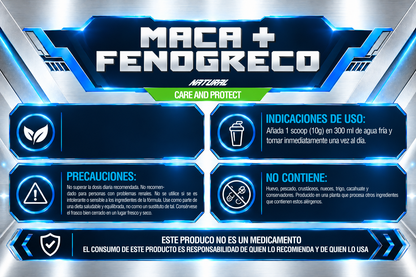 MACA + FENOGRECO 300 g | 40 SERVICIOS | IRONFORCE NUTRITION