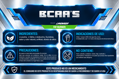 BCAA'S EFERVESCENTE 300 g