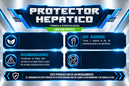 PROTECTOR HEPÁTICO | 60 CÁPSULAS | IRONFORCE NUTRITION