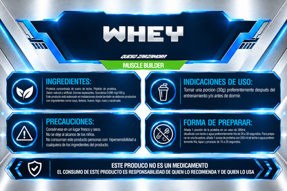 PROTEÍNA DE SUERO 3 Kg