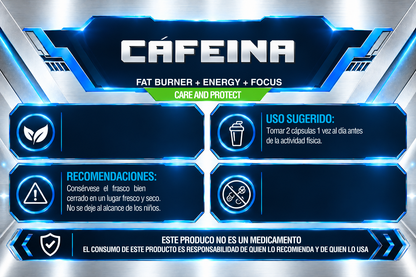 CAFEÍNA | 100 CÁPSULAS | IRONFORCE NUTRITION