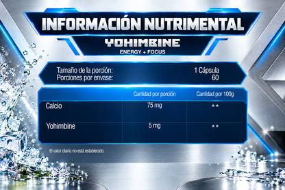 YOHIMBINE | 60 CÁPSULAS | IRONFORCE NUTRITION