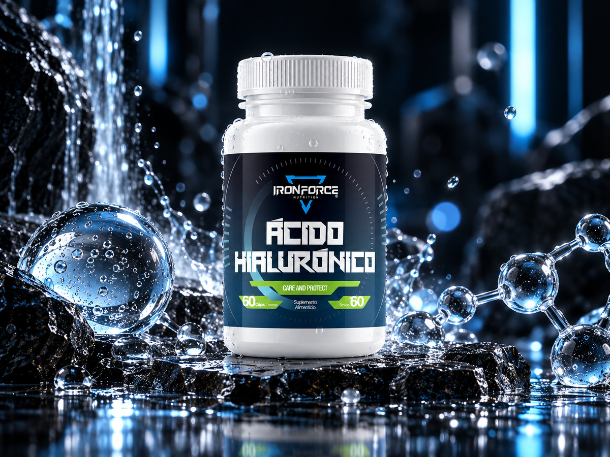 ÁCIDO HIALURÓNICO | 60 CÁPSULAS | IRONFORCE NUTRITION