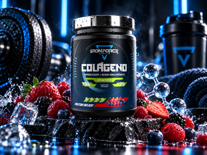 COLÁGENO HIDROLIZADO + ÁCIDO HIALURÓNICO 750 g | 75 SERV | IRONFORCE NUTRITION